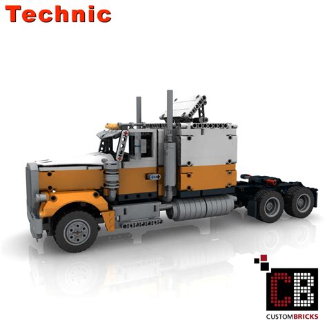 LEGO Technic Model Custom 42128 Long Haul Truck MOC Custombricks MOC