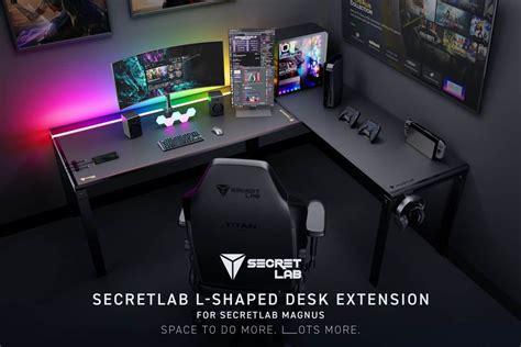 Secretlab Announces L Shaped Extension For Magnus Desk And More Wepc
