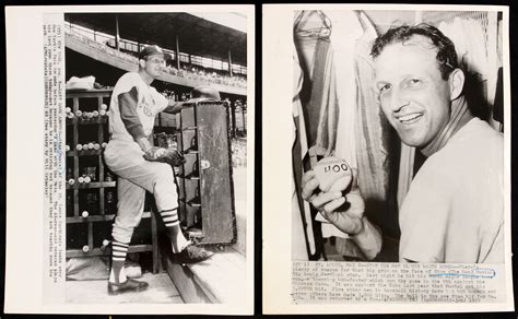 Lot Detail 1963 Stan Musial St Louis Cardinals Last Game At The
