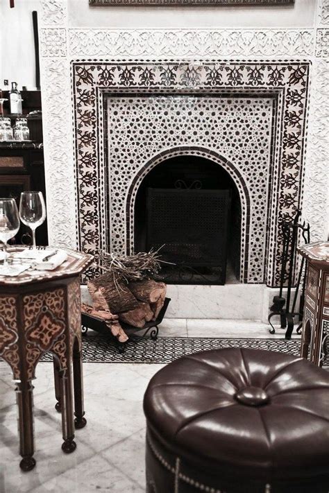 37 The Upside To Stylish Tiled Fireplaces Moroccan