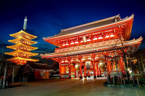 A Look At Asakusas Sensoji Temple With No Visitors In Sight Be Whisked Away By The Mystical