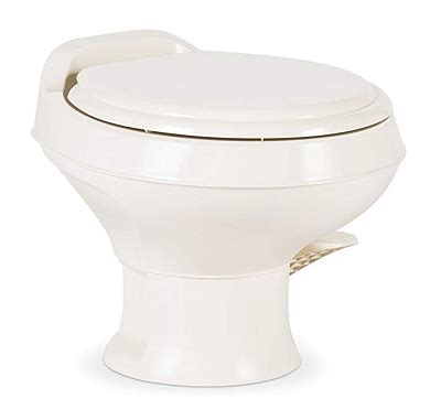 The dometic 310 series gravity discharge toilet is the highest rated rv toilet available on camping world's website. Dometic 300 Series Low Profile Toilet, Bone 302301613