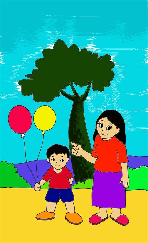Get Gambar Ibu Dan Anak Versi Kartun Pictures Blog Garuda Cyber