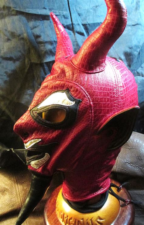 Leather Red Devil Hood By Leatherhead72 On Deviantart