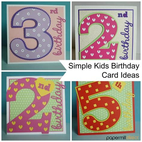Papermill Direct Handmade Birthday Cards Creative Birthday Cards