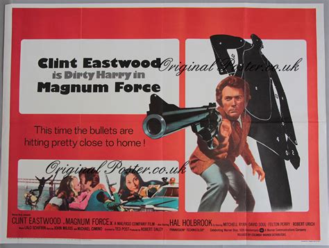 Magnum Force Original Vintage Film Poster Original Poster Vintage Film And Movie Posters