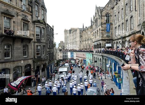 The Orange Order Parade In Edinburgh Scotland Stock Photo Alamy