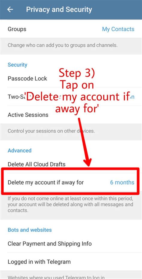 How To Delete Telegram Account Permanently 6 Easy Steps Telegram