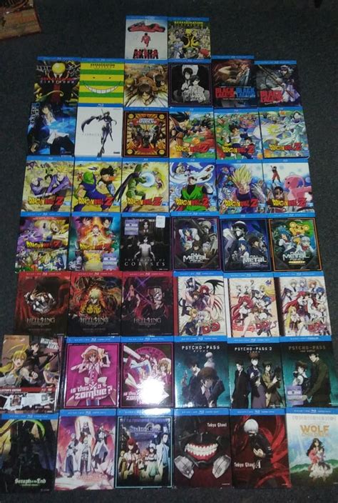 My Blu Ray Anime Collection So Far Have More But I Havent Taken An