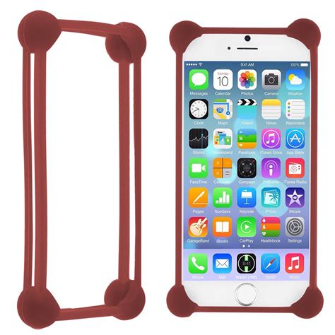 Universal Rubber Shock Proof Gel Frame Bumper Case Cover Protective