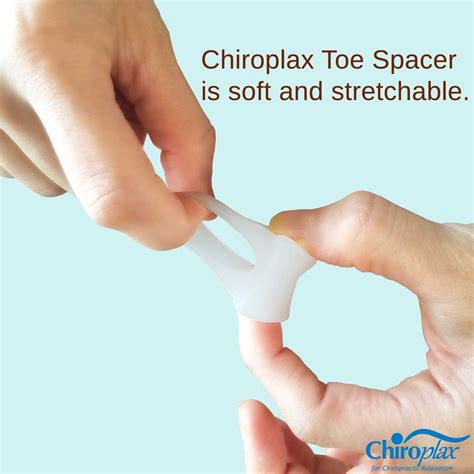 Chiroplax Gel Toe Spacers Separators Corrector Bunion Relief