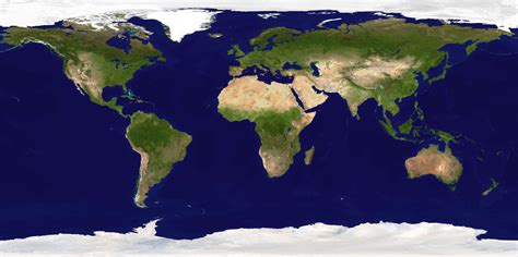 Satalite Map Of The World Map
