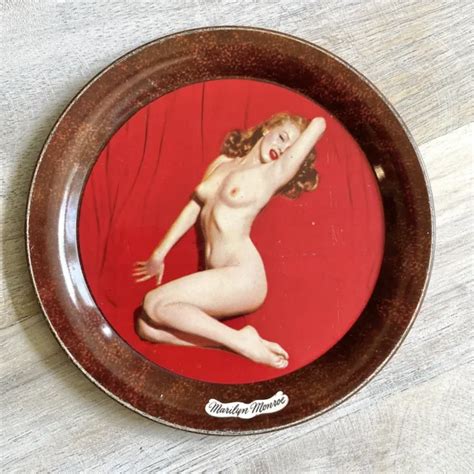 Vintage S Tom Kelley S Nude Marilyn Monroe Pin Up Coaster