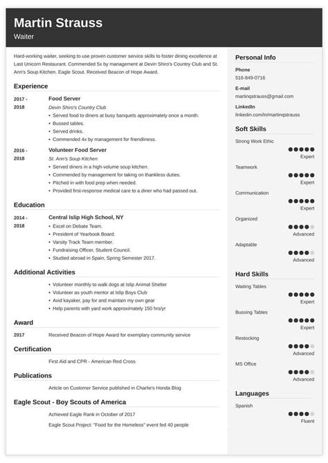 Free 12+ resume cover letter builder free. Resume Examples for Teens: Templates, Builder & Guide Tips