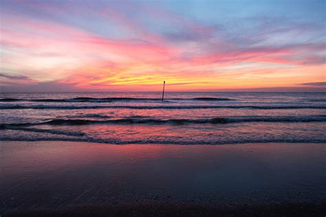 Sonnenuntergang Am Meer Foto And Bild Europe Benelux Netherlands Bilder Auf Fotocommunity