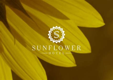 The logo for sunflower communities features a cheerful sunflower drawn with a striking precision. Sunflower | Logo design - Fubiz™