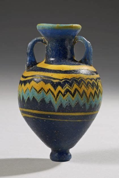 Greek Core Formed Glass Amphoriskos Ancient Art Ancient Greek Pottery Ancient Glass Jewelry