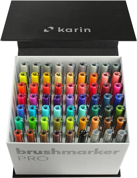 Karin Megabox Brushmarker Pro Set Farben Brushpens Auf Wasserbasis Geeignet Zum Malen
