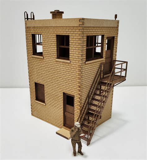 2 Story Brick Utility Building O scale – ITLA Scale Models Inc.