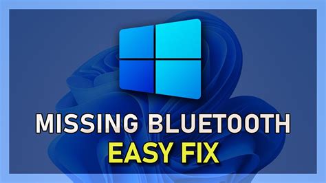 How To Fix Bluetooth Missing From Device Manager YouTube