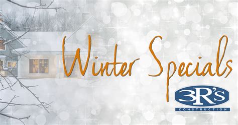 3rs Construction In Salem Oregon Offers Winter Special