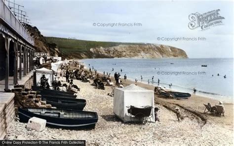 Photo Of Swanage The Beach 1918 Francis Frith