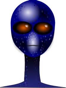 Alien Face clip art Free Vector / 4Vector