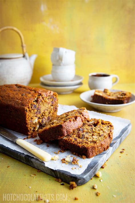 Date And Nut Loaf Cake Hot Chocolate Hits