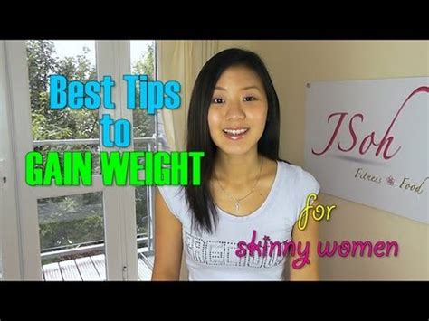 The amount of calories you take in has to be larger than the amount of calories you burn. Best Tips to Gain Weight for Skinny Women - YouTube