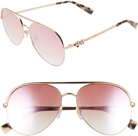 Marc Jacobs Daisy 58mm Mirrored Aviator Sunglasses Shopstyle