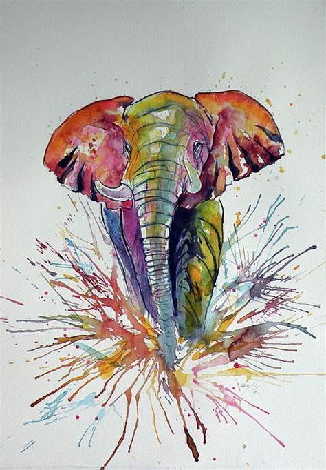 Pin By Robin Convery On All Colorful Animal Paintings Watercolor