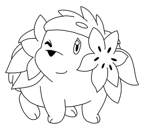 Shaymin Coloring Pages Coloring Pages