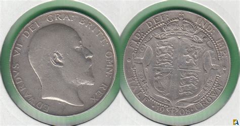 News, politics, economics, society, business, culture, discussion and anything else uk related. GRAN BRETAÑA - GREAT BRITAIN. 1/2 CORONA (CROWN) DE 1908 ...