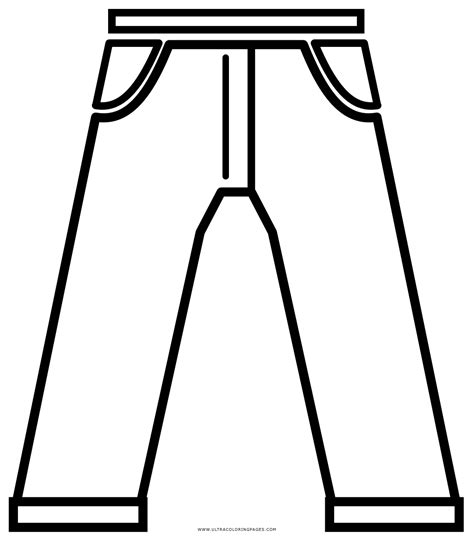 Long Pants Coloring Pages