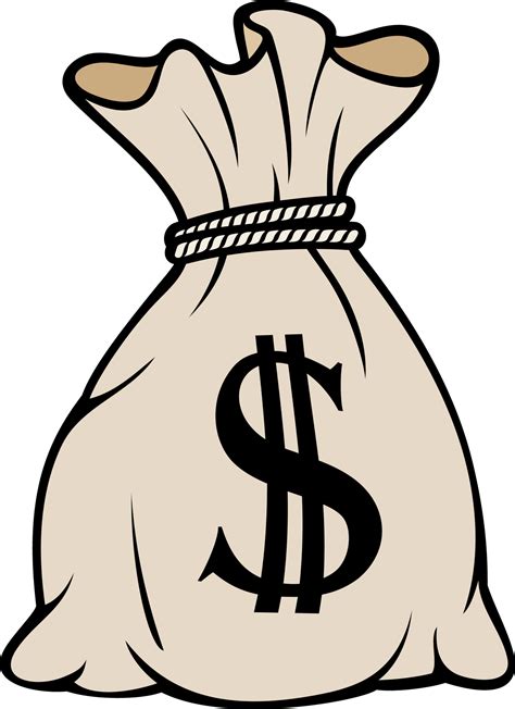 Money Bag With Dollar Sign Illustration 11617860 Png