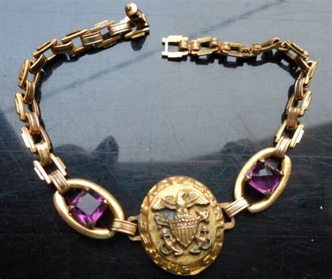 vintage sweetheart bracelet wwii us sweetheart jewelry