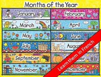 Is the solstice on the same day every year? French - Days of the Week, Colours & Months of the Year by ...