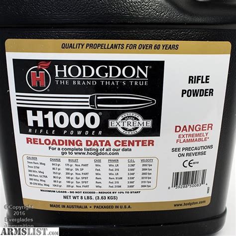 Armslist For Sale Hodgdon H1000 8lbs C