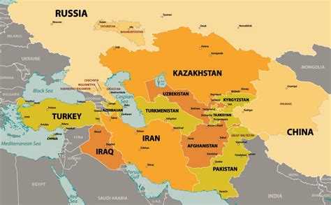 Central Eurasia Map