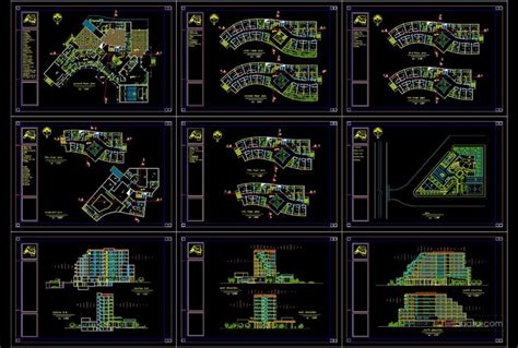 Star Hotel Layout Plan And Elevations AutoCAD File DWG Hotel Room Design Plan Hotel Floor
