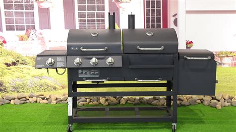 outdoor garden large gas and charcoal grill combo smokeless barbecue bbq commercial grill buy