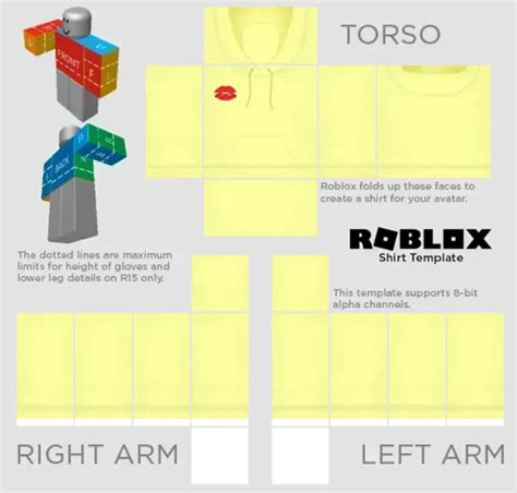 Yellow Hoodie Roblox Roblox Clothes Free Design Templates For All
