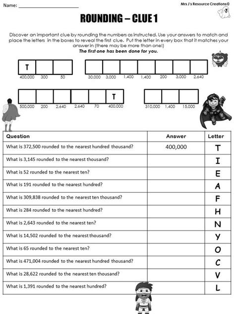 Free Printable Mystery Picture Worksheets
