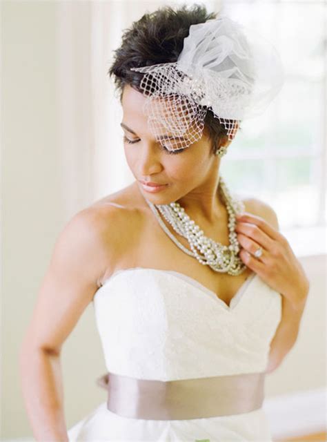 20 Bridal Short Hair Ideas Hairstyle For Black Women