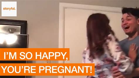 This Man S Reaction To His Wife S Pregnancy Is The Cutest Youtube