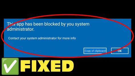 How To Fix This App Has Been Blocked By Your System Administrator Error Windows Fix Youtube