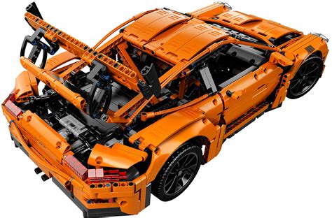 Build the lego technic porsche 911 gt3 rs, featuring highly detailed bodywork, rims, brake calipers, cockpit and flat 6 engine, plus opening doors, hood and h.c.f. LEGO Technic 42056 - Porsche 911 GT3 RS | Mattonito