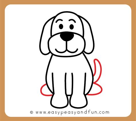 How To Draw A Dog Step By Step Drawing Tutorial For A Cute Cartoon