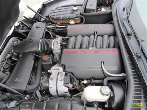 2001 Chevrolet Corvette Convertible 57 Liter Ohv 16 Valve Ls1 V8