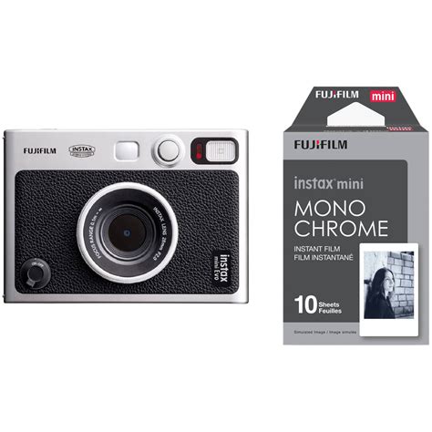 Fujifilm Instax Mini Evo Hybrid Instant Camera And Monochrome